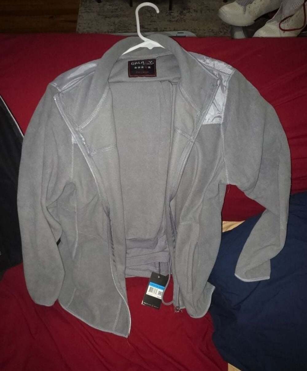 Galaxy By Harvic Men's Gray Full-Zip Fleece Jacket XX-Large